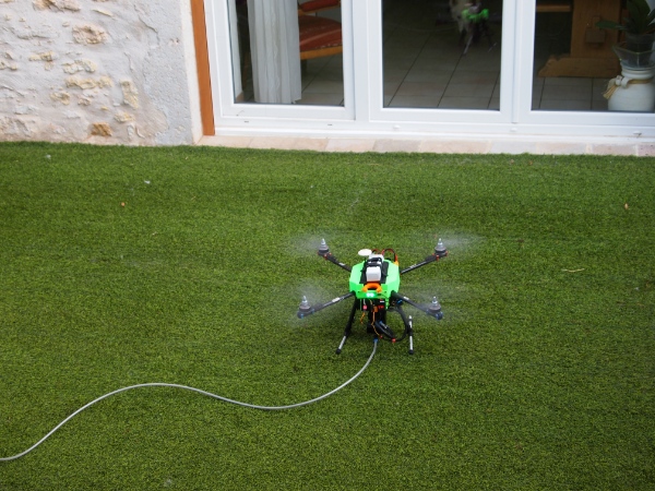 drone prêt pour le nettoyage
